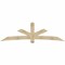 Ekena Millwork Alberta Rough Sawn Timber Gable Bracket, Douglas Fir, 108"W x 31 1/2"H x 6"D x 6"F, 7/12 Pitch GBW108X31X0606ALB00RDF - alternate 1